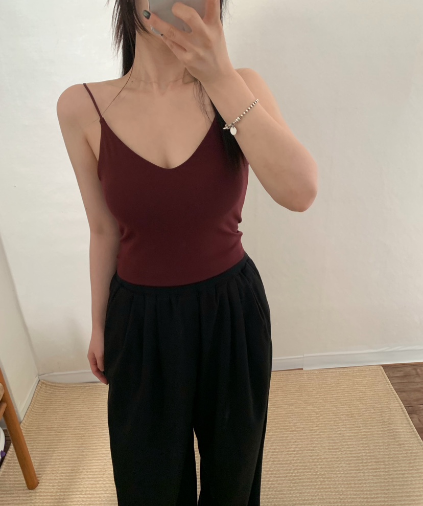 TWENTY FOUR SEVEN24-7東大門㊣實拍女裝新品人氣吊帶背心TEWNTY FOUR SEVEN24-7吊帶/背心