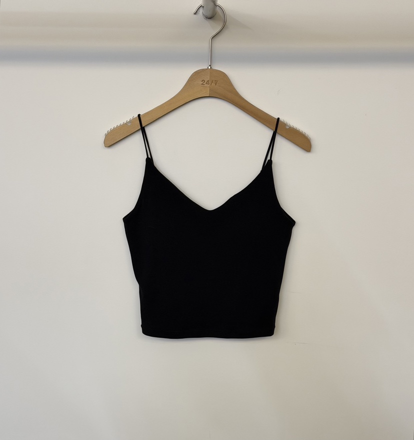 TWENTY FOUR SEVEN24-7東大門㊣實拍女裝新品人氣吊帶背心TEWNTY FOUR SEVEN24-7吊帶/背心圖色4黑色
