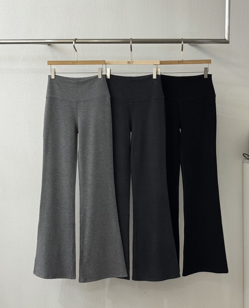 TWENTY FOUR SEVEN24-7韓國代購㊣女裝新款時尚休閑褲喇叭TEWNTY FOUR SEVEN24-7休閑褲