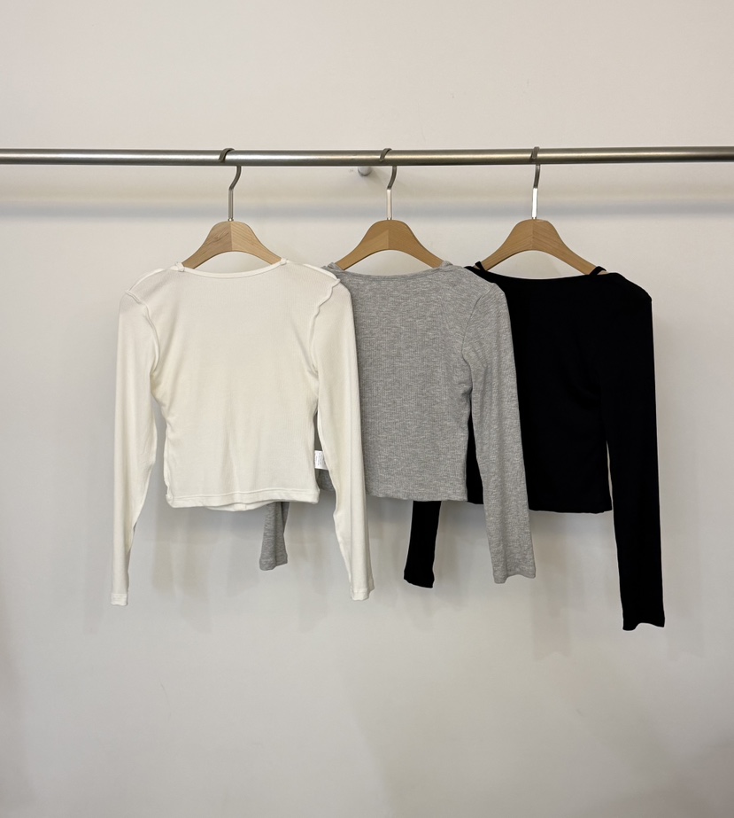 TWENTY FOUR SEVEN24-7東大門㊣代購女士新品真品長袖T恤假兩件TEWNTY FOUR SEVEN24-7長袖T恤