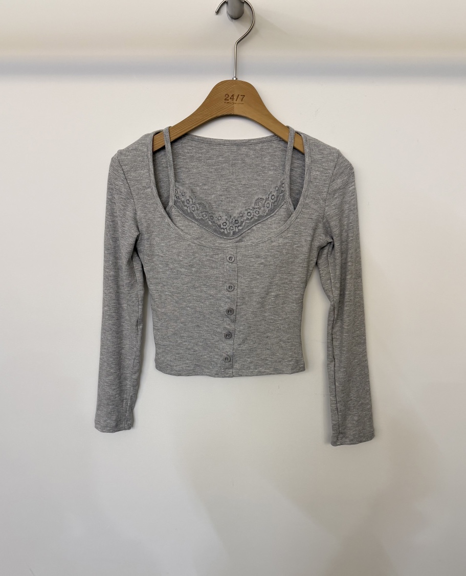 TWENTY FOUR SEVEN24-7東大門㊣代購女士新品真品長袖T恤假兩件TEWNTY FOUR SEVEN24-7長袖T恤圖色2