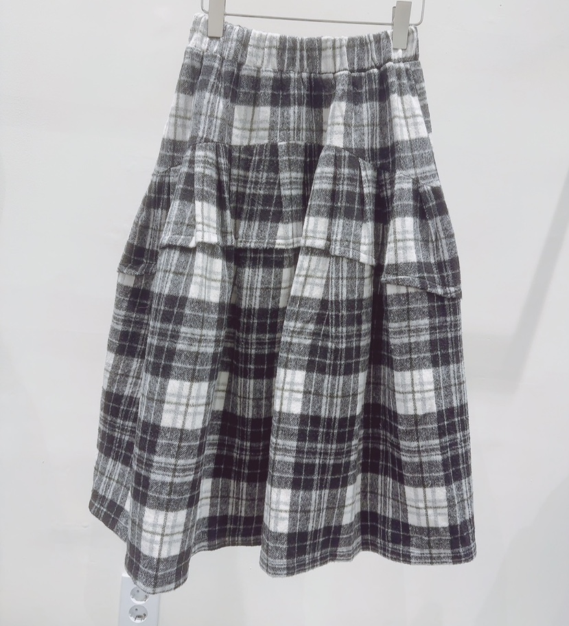 AWESOME-P東大門㊣直郵女裝新品時尚真品推薦25秋冬長裙格子AWESOME-P長裙