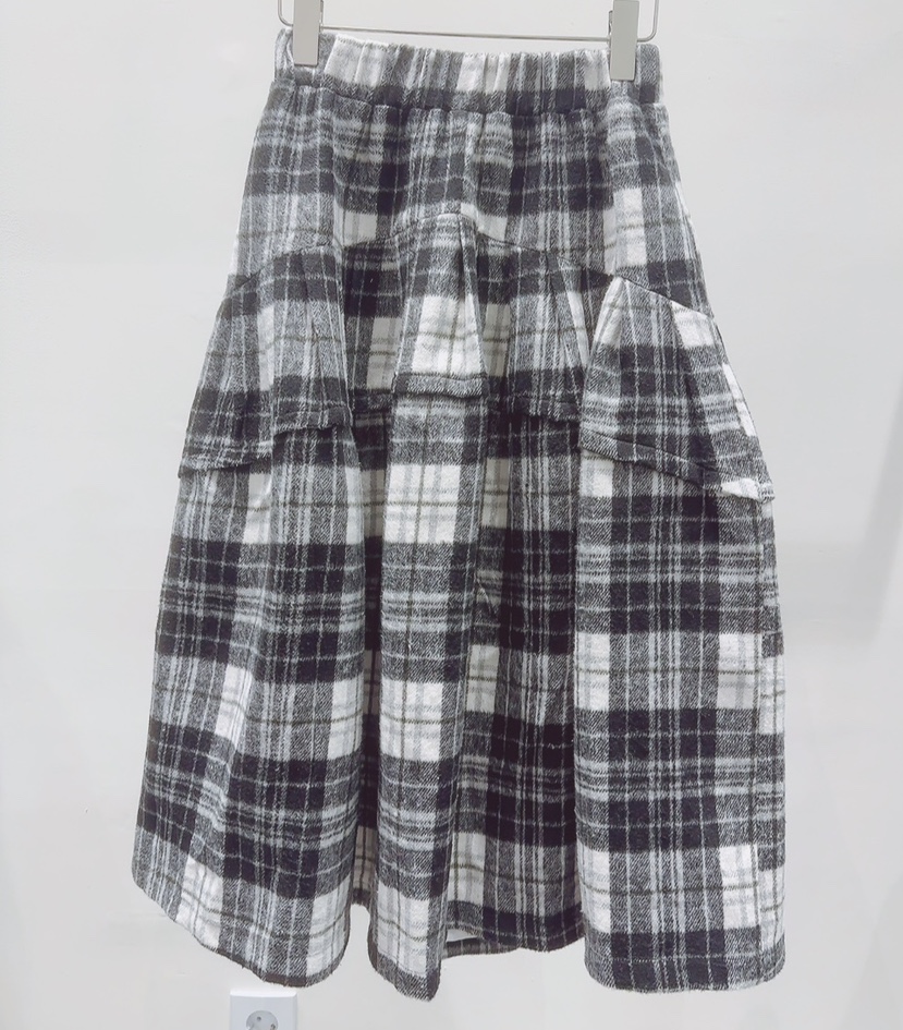 AWESOME-P東大門㊣直郵女裝新品時尚真品推薦25秋冬長裙格子AWESOME-P長裙圖色1