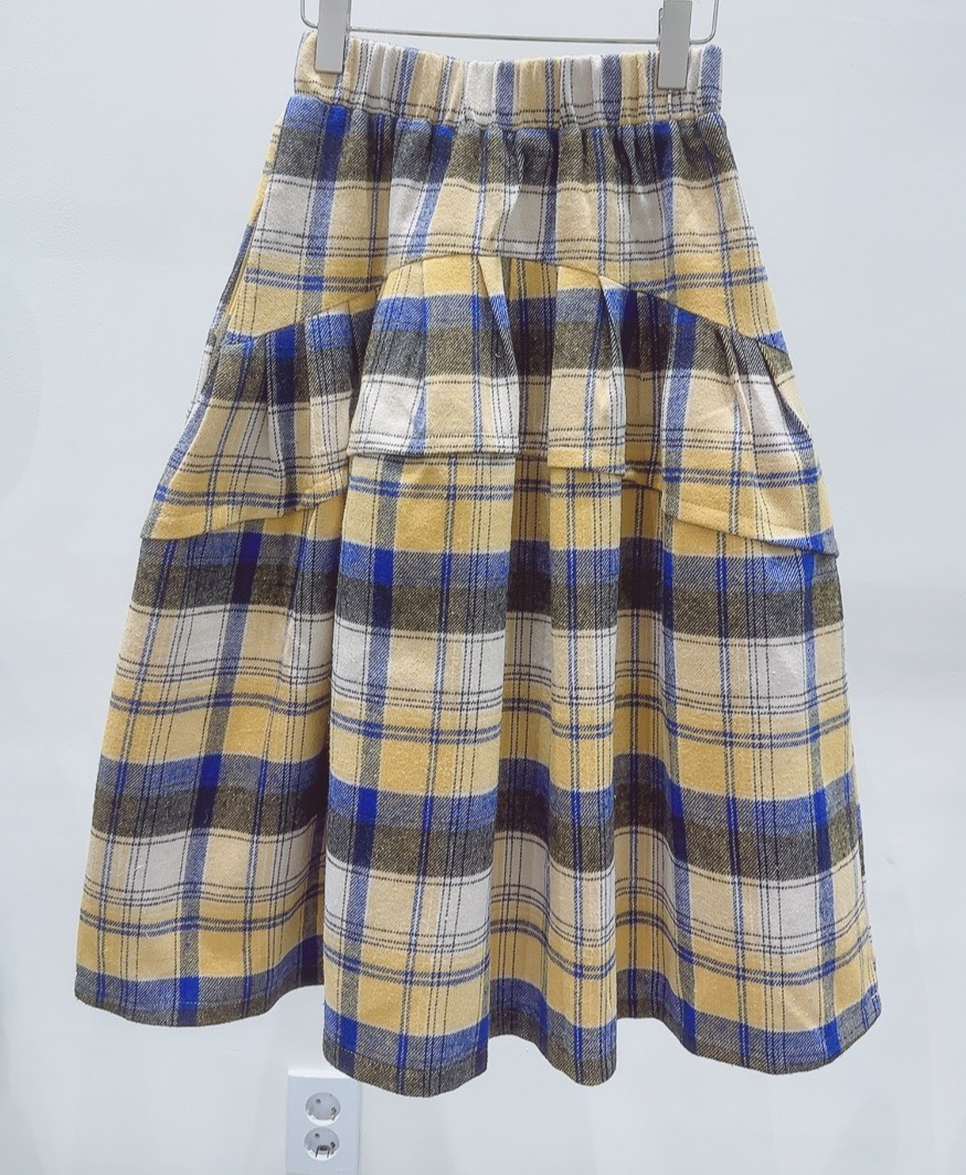 AWESOME-P東大門㊣直郵女裝新品時尚真品推薦25秋冬長裙格子AWESOME-P長裙圖色2