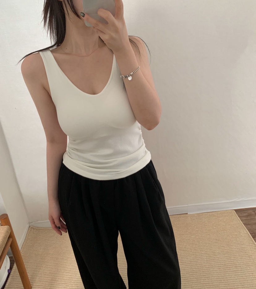 TWENTY FOUR SEVEN24-7韓國代購㊣女裝新品推薦吊帶背心TEWNTY FOUR SEVEN24-7吊帶/背心