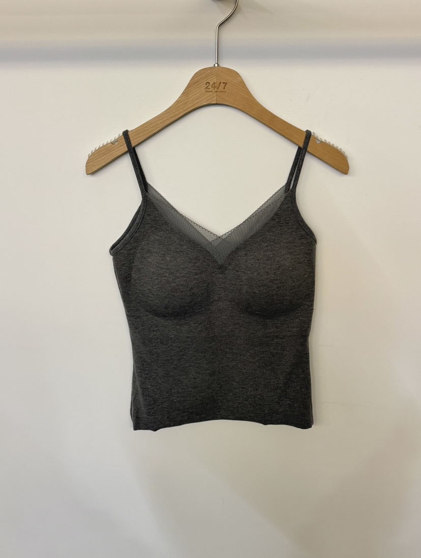 TWENTY FOUR SEVEN24-7韓國代購㊣女裝新品推薦吊帶背心TEWNTY FOUR SEVEN24-7吊帶/背心圖色2灰色