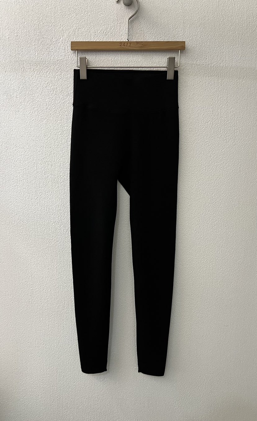 TWENTY FOUR SEVEN24-7韓國直郵㊣女士新品休閑打底褲鯊魚褲加絨抓絨TEWNTY FOUR SEVEN24-7打底褲/鯊魚褲圖色4黑色