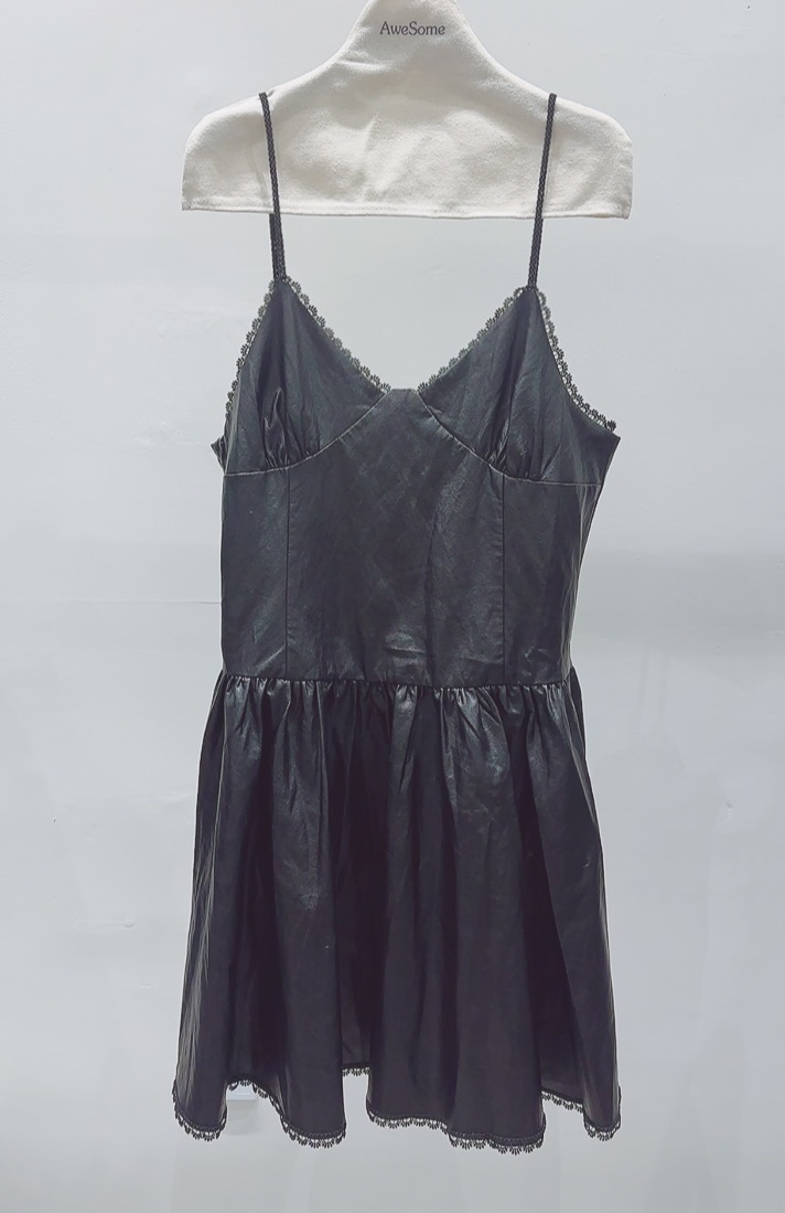 AWESOME-P韓國代購㊣女士新款休閑人氣25秋冬真品時尚連衣裙AWESOME-P連衣裙圖色1