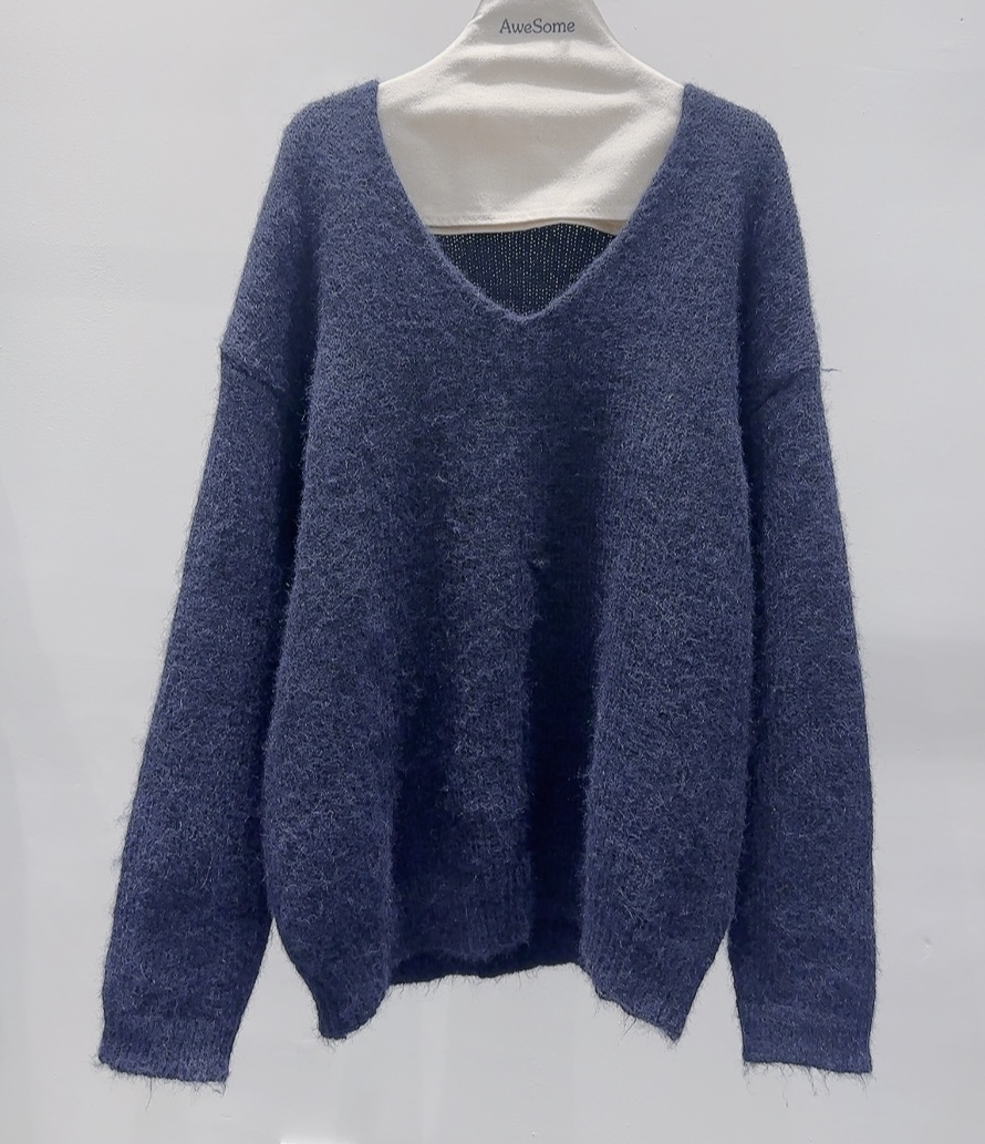 AWESOME-P東大門㊣直郵女士新款25秋冬套裝含圍巾兩件套披肩AWESOME-P套裝