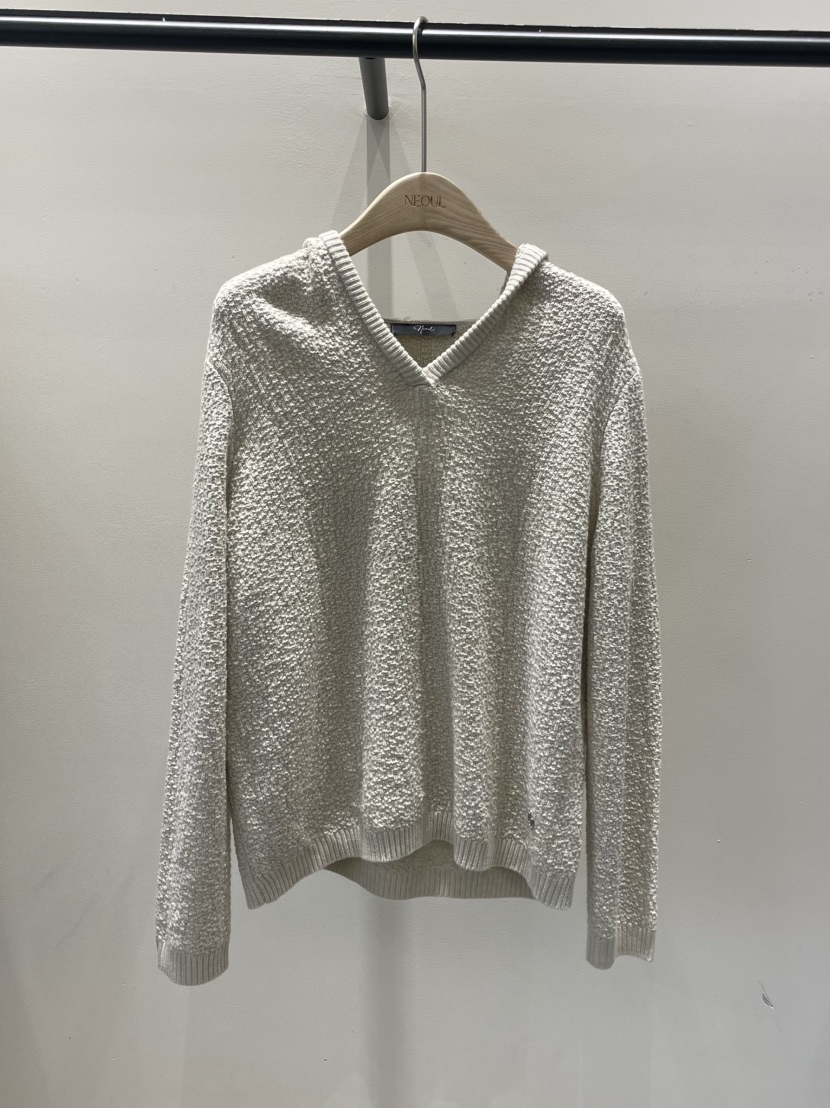 NEOUL東大門㊣代購女裝新品休閑熱賣人氣時尚推薦25秋冬針織衫NEOUL/ahin雙領標簽針織衫圖色2