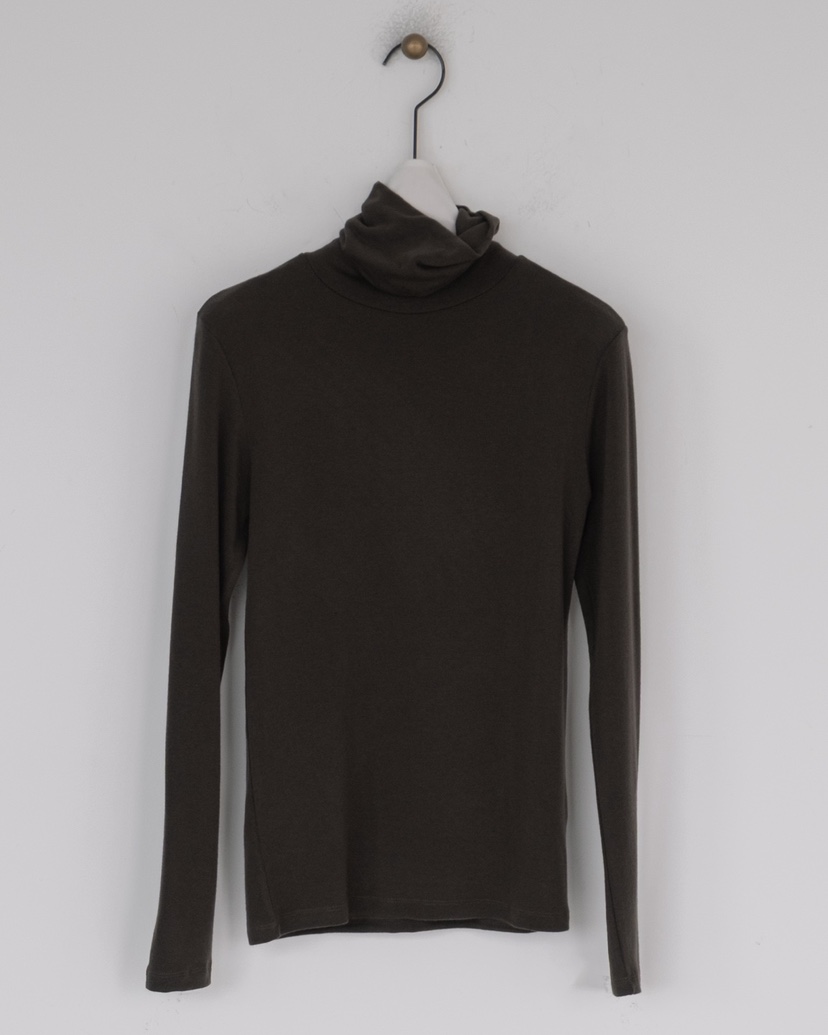 HONG-P東大門㊣實拍女士新品休閑推薦時尚職業25秋冬長袖T恤HONG-P長袖T恤圖色2卡其色