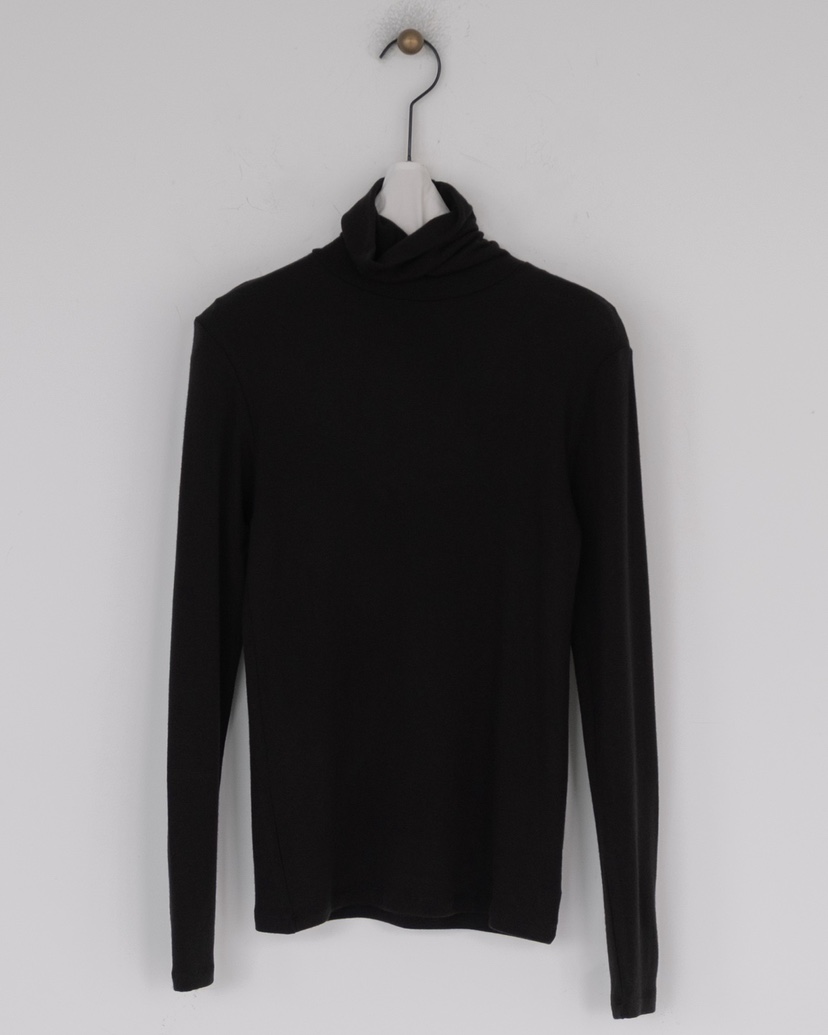 HONG-P東大門㊣實拍女士新品休閑推薦時尚職業25秋冬長袖T恤HONG-P長袖T恤圖色3黑色