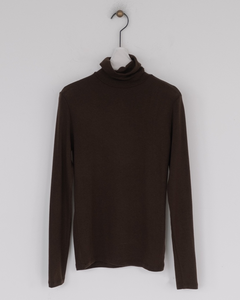 HONG-P東大門㊣實拍女士新品休閑推薦時尚職業25秋冬長袖T恤HONG-P長袖T恤圖色4棕色