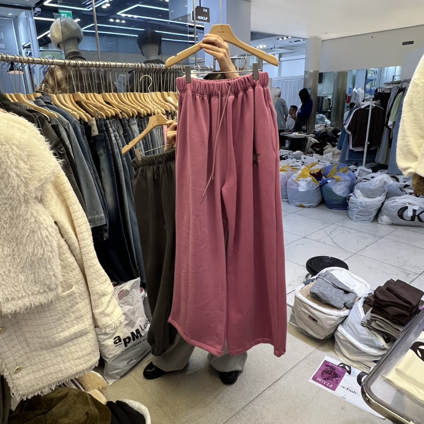 PLUM-q東大門㊣直郵女士新款人氣休閑職業休閑褲不含腰帶加絨PLUM休閑褲圖色1