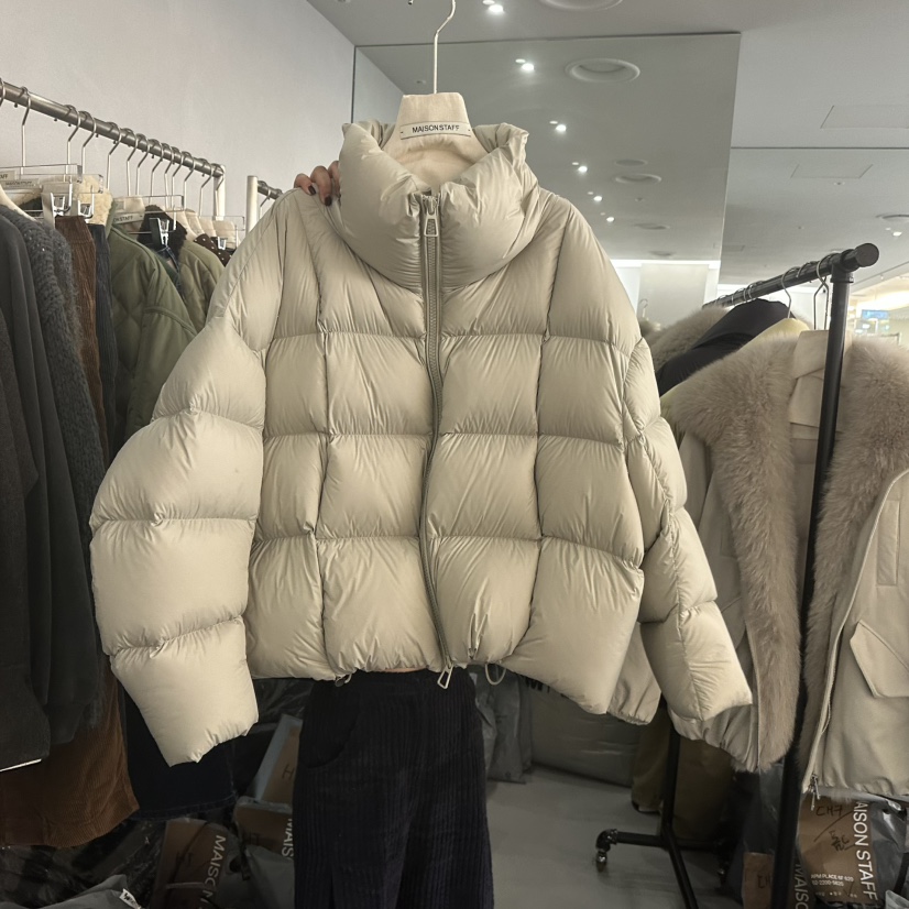 DOUBLE STANDARD/LE SMOKING/MAISONSTAFF東大門㊣直郵女裝新品25秋冬短款羽絨服MAISONSTAFF短款羽絨服圖色1