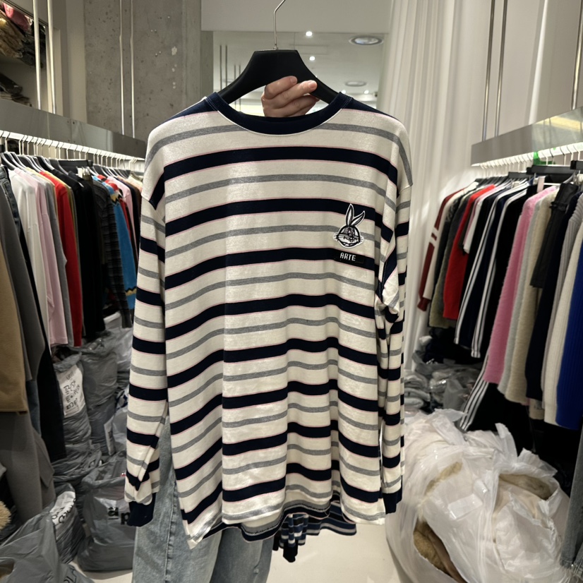 ARTE STUDIO韓國代購㊣女裝新品時尚人氣熱賣休閑25秋冬長袖T恤ARTE STUDIO長袖T恤圖色2