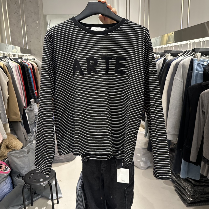 ARTE STUDIO韓國直郵㊣女裝新品休閑人氣職業熱賣推薦長袖T恤ARTE STUDIO長袖T恤圖色3