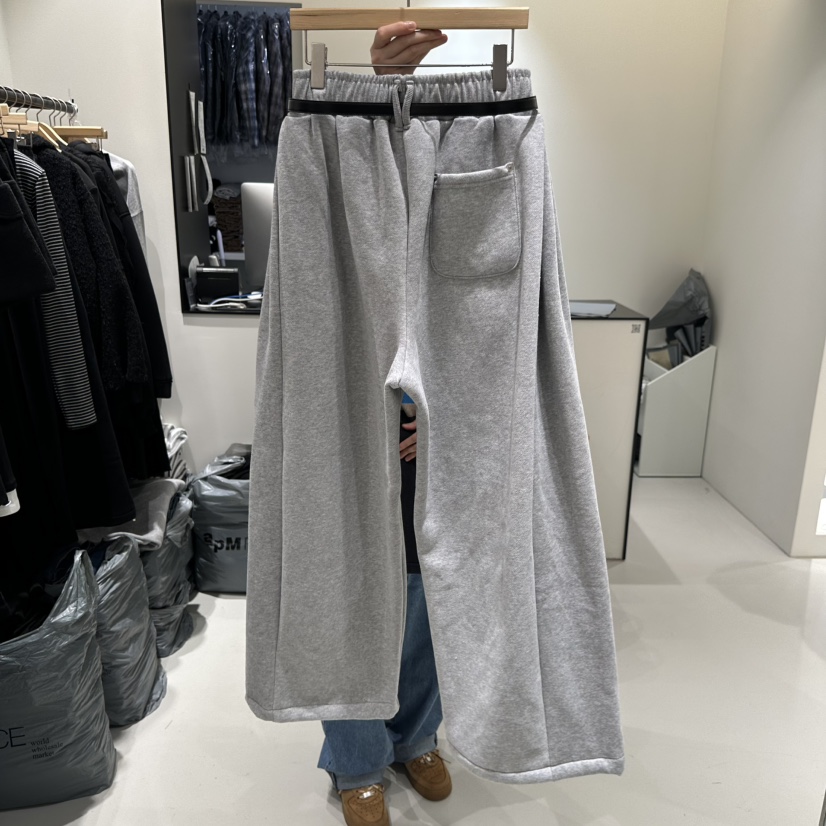 BEENS韓國代購㊣女裝新品時尚25秋冬熱賣休閑職業休閑褲含腰帶BEENS休閑褲