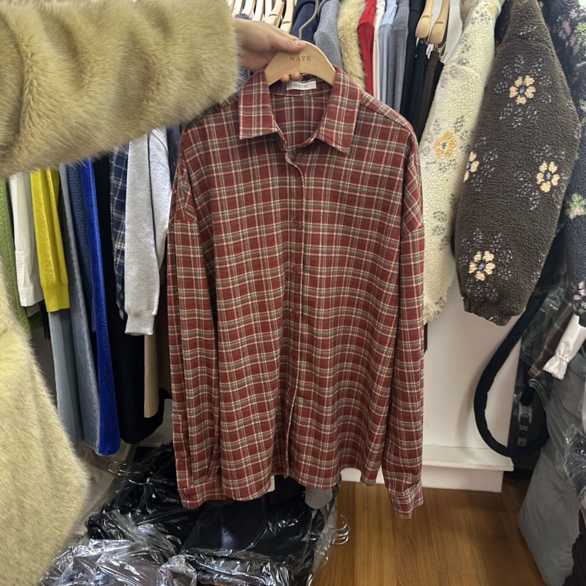 NAVE東大門㊣實拍女裝新品熱賣職業人氣時尚25秋冬襯衫蕾絲衫NAVE襯衫/蕾絲衫圖色2