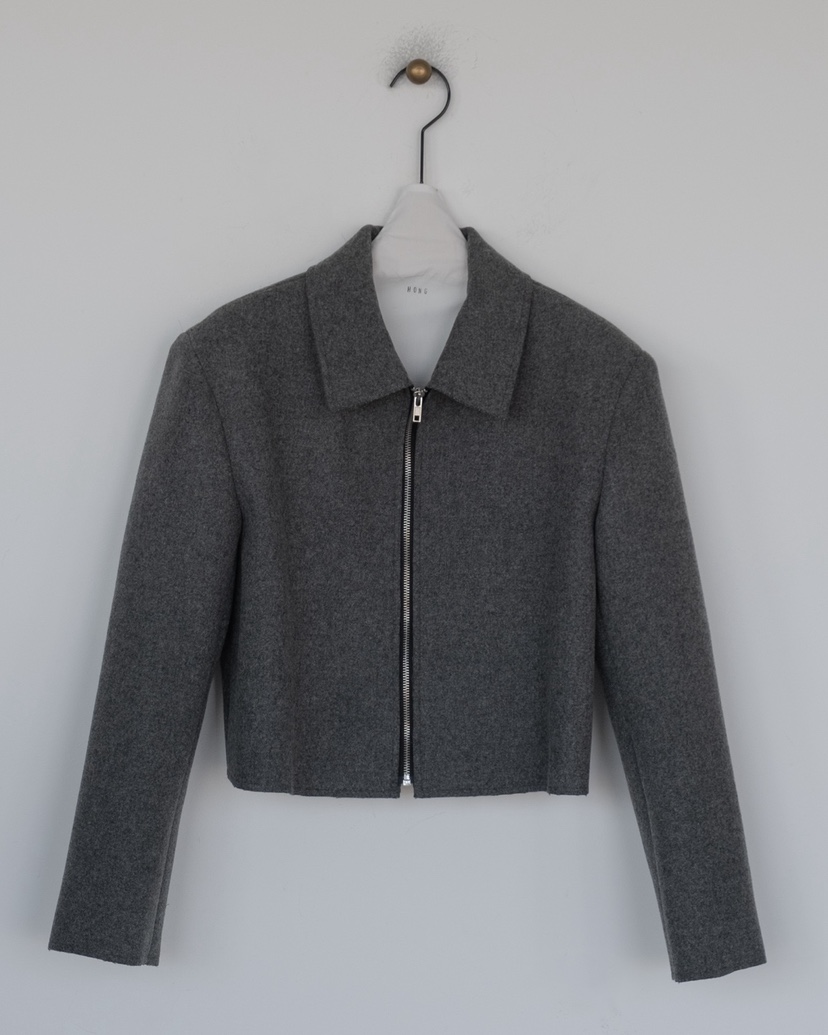 HONG-P韓國直郵㊣女裝新款推薦25秋冬時尚人氣熱賣夾克羊毛HONG-P夾克圖色1