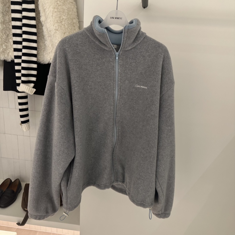 LOW MOMENT東大門㊣實拍女裝新款時尚熱賣職業推薦夾克羊毛LOW MOMENT夾克圖色2