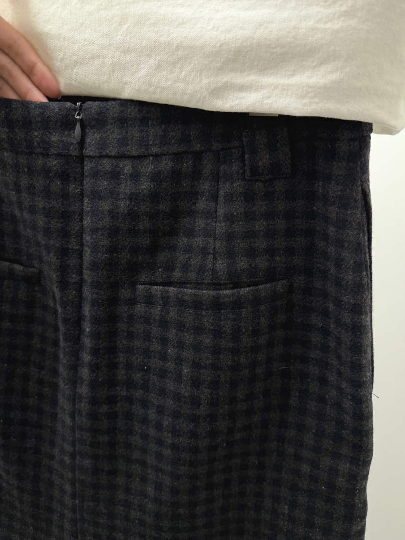 ETER韓國代購㊣女士新品職業熱賣人氣推薦休閑短裙羊毛格子eter/VERSO短裙