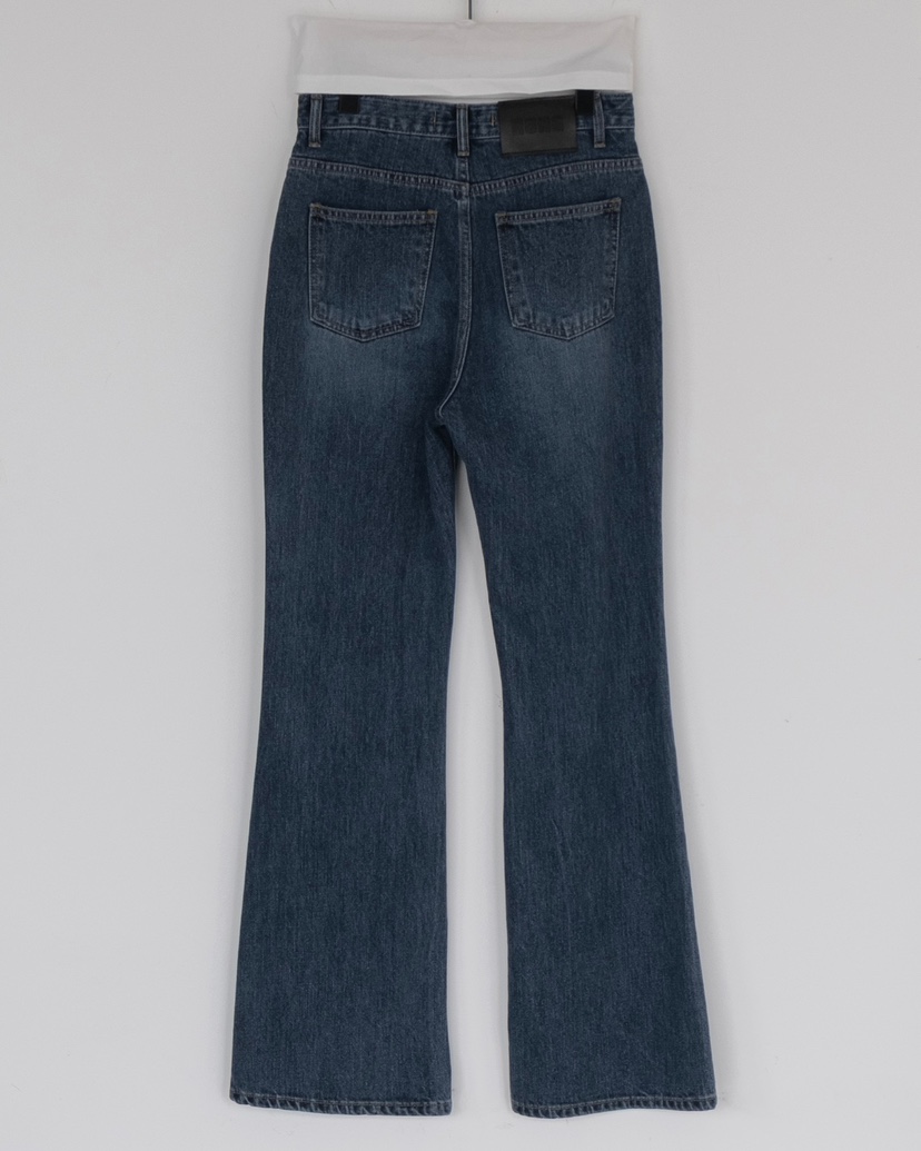 HONG-P東大門㊣直郵女士新款休閑推薦熱賣人氣25秋冬牛仔褲喇叭HONG-P牛仔褲