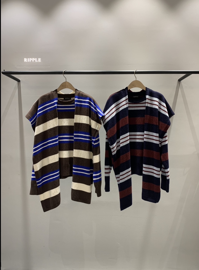 RIPPLE韓國直郵㊣女裝新款時尚25秋冬人氣職業套裝兩件套圍巾RIPPLE套裝