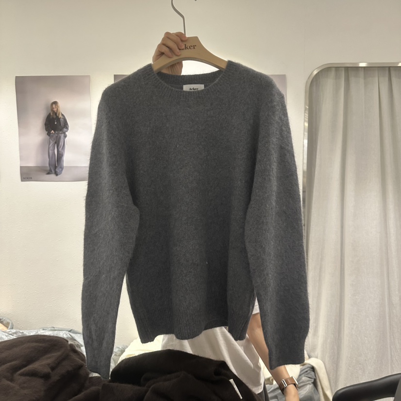 ACKER東大門㊣代購女士新品推薦職業時尚人氣毛衣不含項鏈浣熊ACKER毛衣圖色3