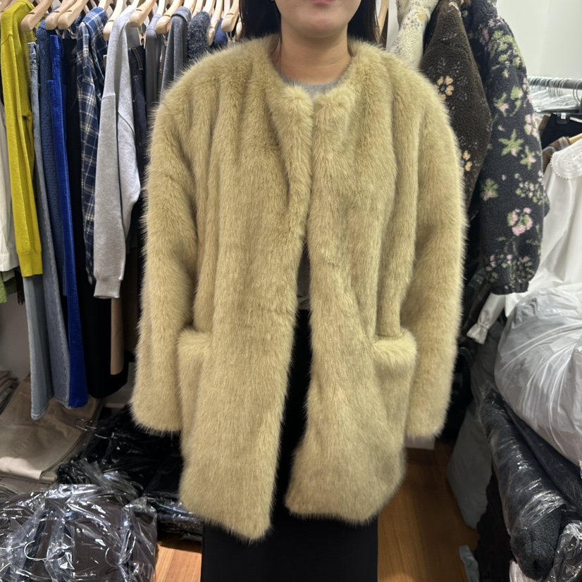 NAVE東大門㊣代購女裝新品休閑25秋冬推薦時尚職業熱賣夾克NAVE夾克圖色1