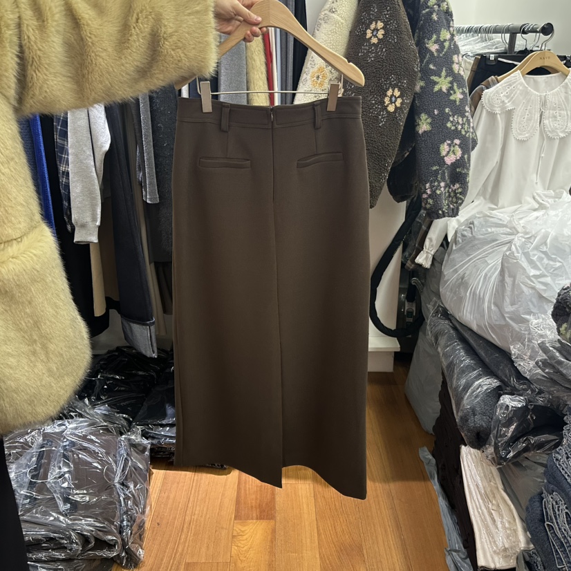 NAVE東大門㊣實拍女裝新品推薦休閑人氣熱賣職業時尚25秋冬長裙NAVE長裙