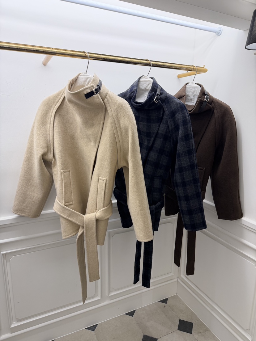 ETER東大門㊣直郵女士新品人氣推薦職業熱賣短款大衣含腰帶eter/VERSO短款大衣