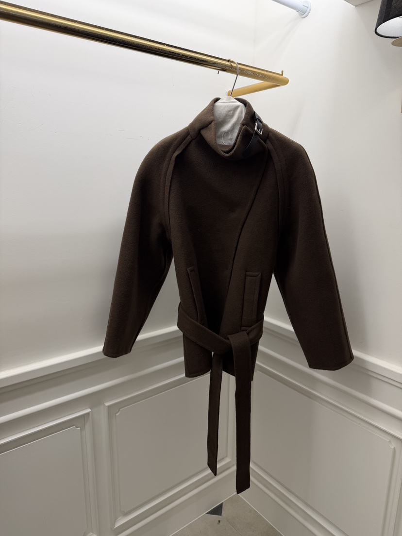 ETER東大門㊣直郵女士新品人氣推薦職業熱賣短款大衣含腰帶eter/VERSO短款大衣圖色2實際價格182000