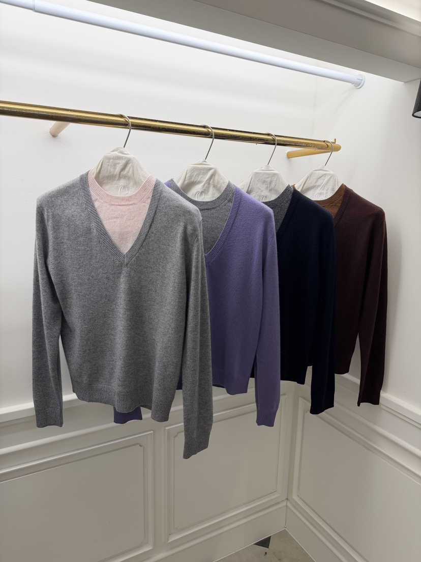 ETER韓國直郵㊣女士新款時尚休閑職業25秋冬人氣針織衫雙層eter/VERSO針織衫