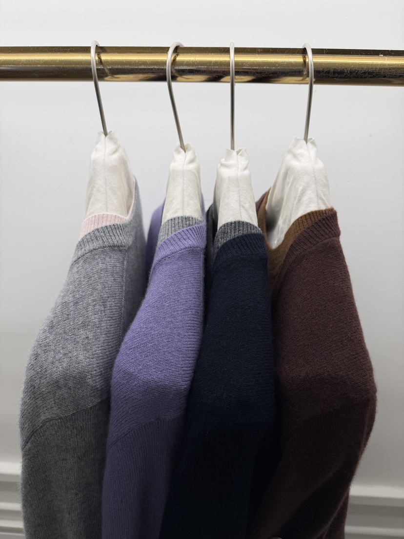 ETER韓國直郵㊣女士新款時尚休閑職業25秋冬人氣針織衫雙層eter/VERSO針織衫