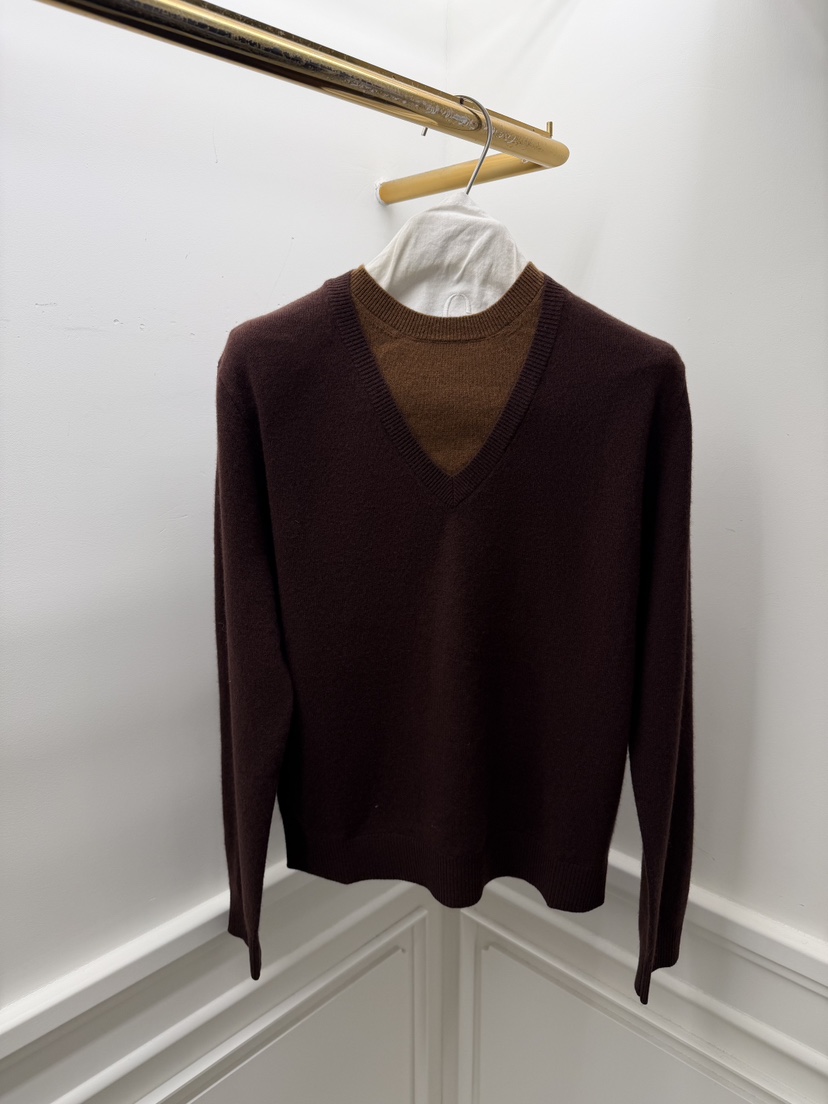 ETER韓國直郵㊣女士新款時尚休閑職業25秋冬人氣針織衫雙層eter/VERSO針織衫圖色2