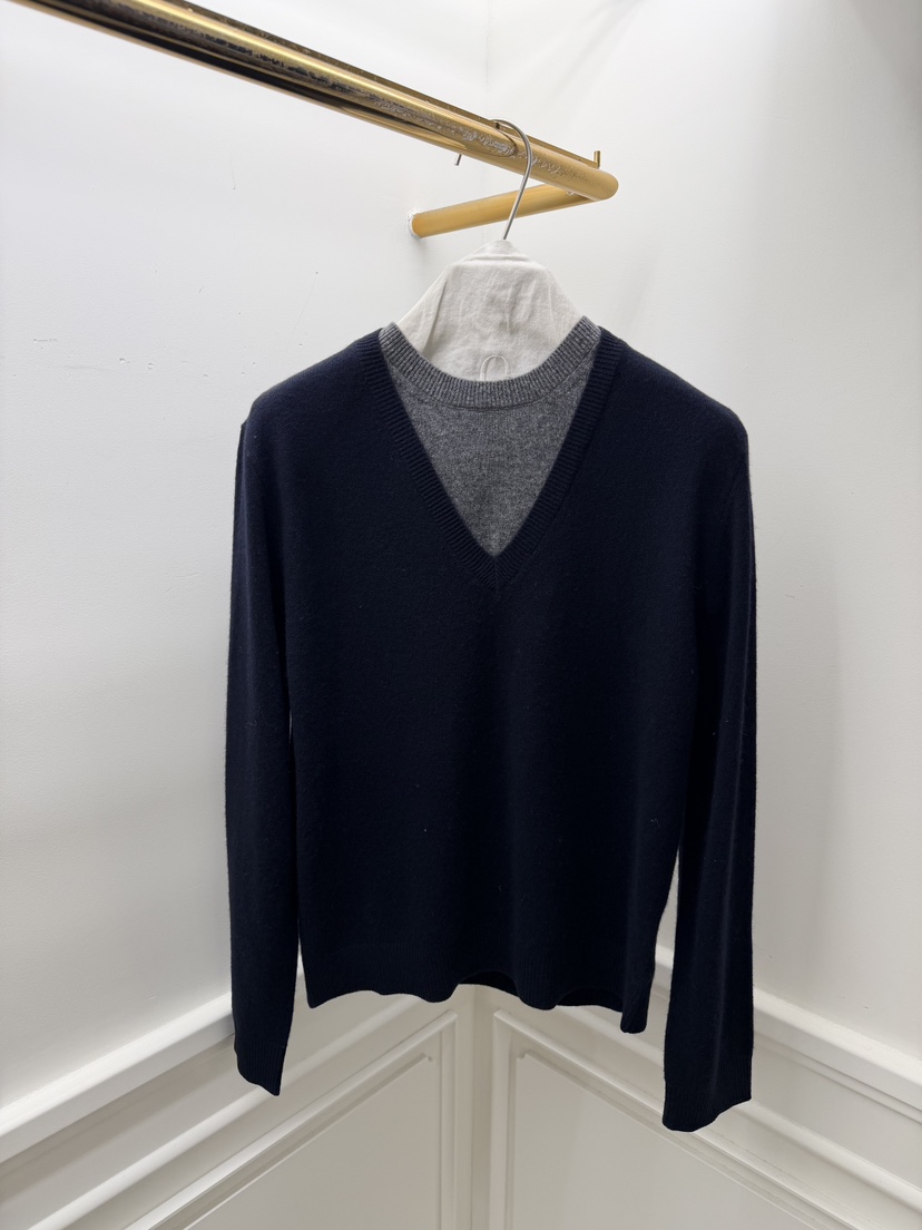 ETER韓國直郵㊣女士新款時尚休閑職業25秋冬人氣針織衫雙層eter/VERSO針織衫圖色3