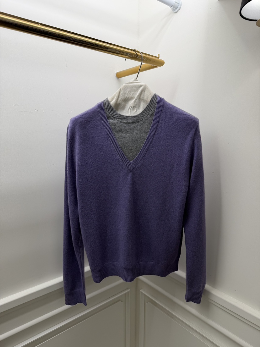 ETER韓國直郵㊣女士新款時尚休閑職業25秋冬人氣針織衫雙層eter/VERSO針織衫圖色4