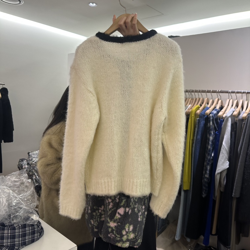 NAVE東大門㊣直郵女裝新品熱賣推薦時尚25秋冬休閑人氣針織衫NAVE針織衫