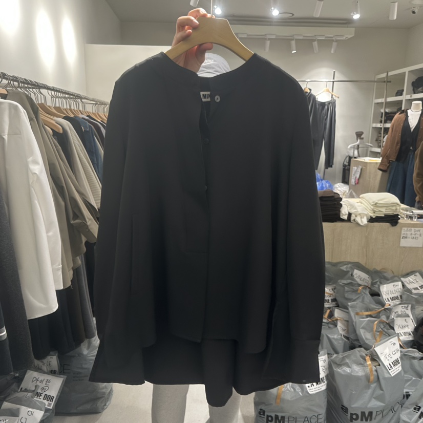 LAMINEDOR韓國代購㊣女士新款人氣休閑職業熱賣時尚襯衫蕾絲衫LA MINE DOR襯衫/蕾絲衫圖色2