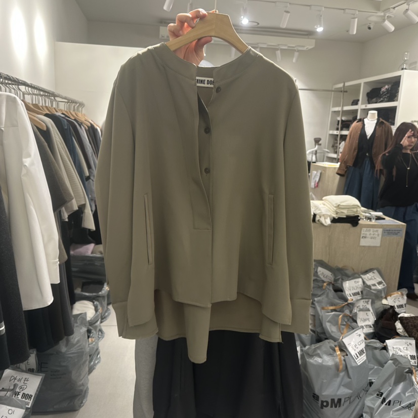 LAMINEDOR韓國代購㊣女士新款人氣休閑職業熱賣時尚襯衫蕾絲衫LA MINE DOR襯衫/蕾絲衫圖色3