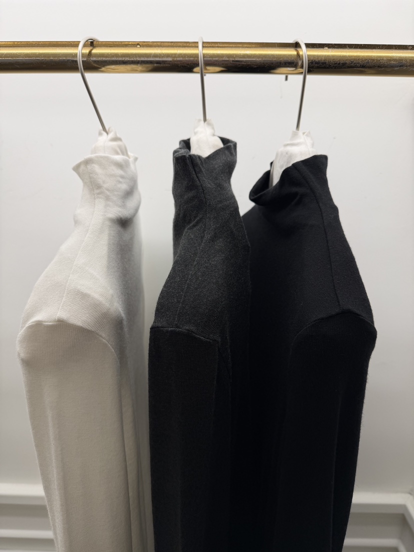 ETER韓國直郵㊣女裝新品熱賣推薦職業人氣時尚25秋冬長袖T恤高領eter/VERSO長袖T恤