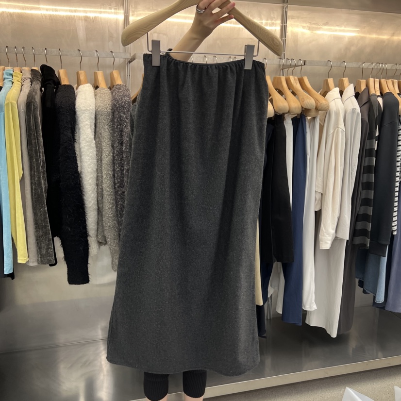 ESSENCE東大門㊣直郵女士新品熱賣人氣25秋冬職業推薦時尚長裙ESSENCE長裙圖色2