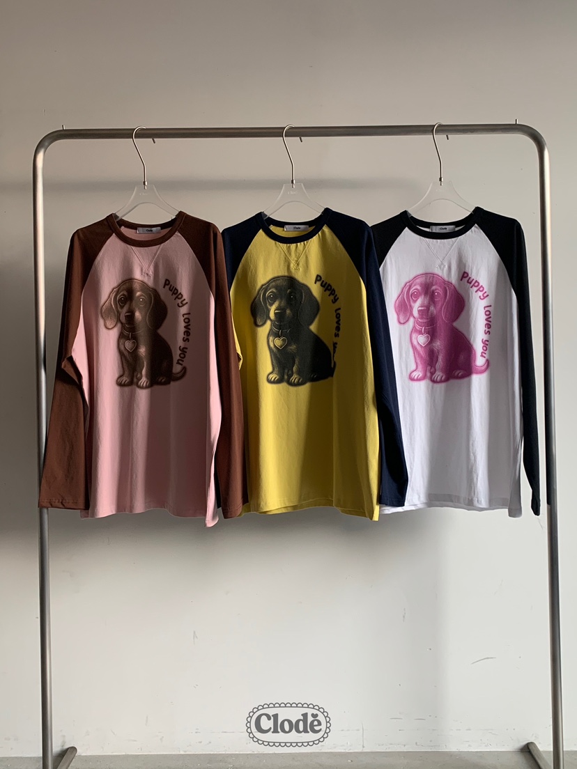 CLODE韓國直郵㊣女士新款職業推薦休閑熱賣25秋冬時尚長袖T恤CLODE長袖T恤