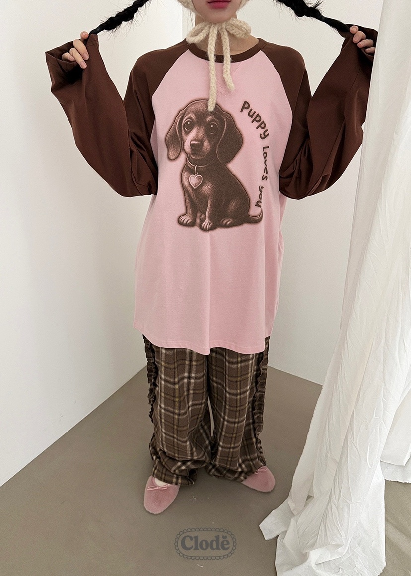 CLODE韓國直郵㊣女士新款職業推薦休閑熱賣25秋冬時尚長袖T恤CLODE長袖T恤