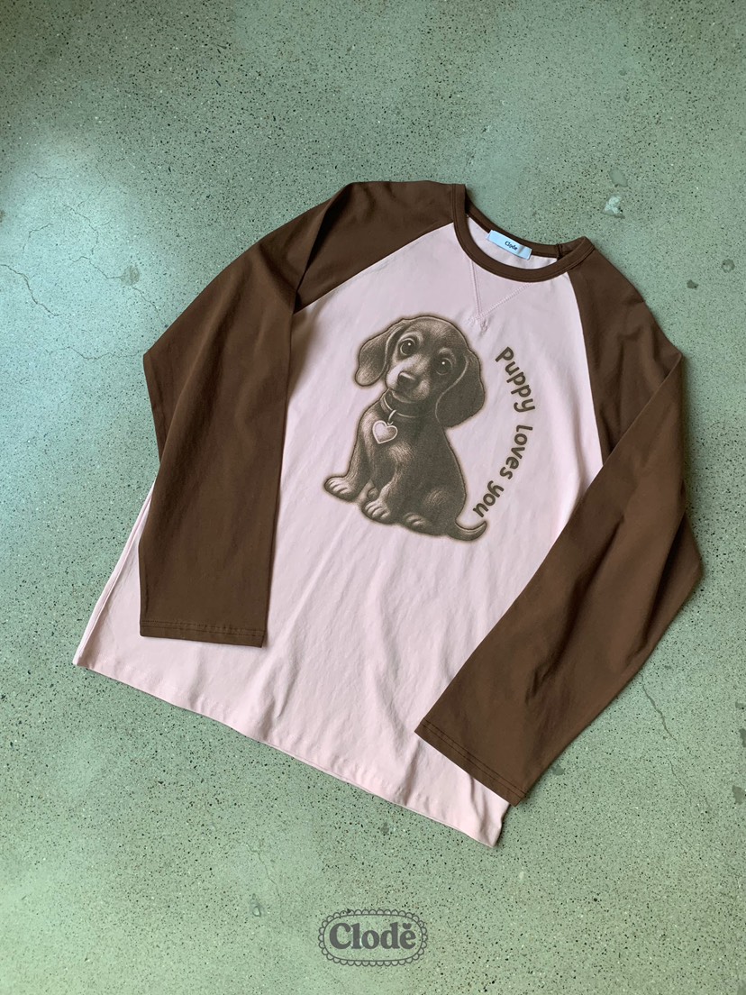 CLODE韓國直郵㊣女士新款職業推薦休閑熱賣25秋冬時尚長袖T恤CLODE長袖T恤圖色2