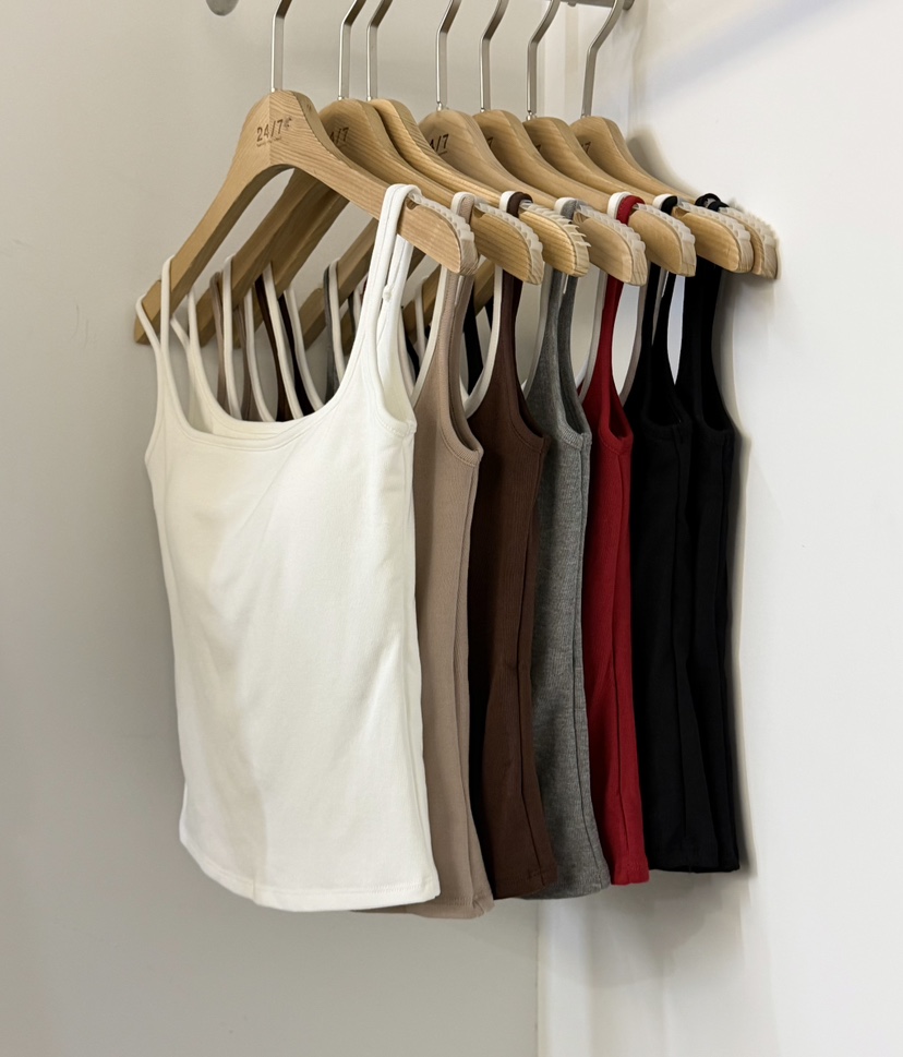 TWENTY FOUR SEVEN24-7東大門㊣代購女裝新品職業吊帶背心TEWNTY FOUR SEVEN24-7吊帶/背心