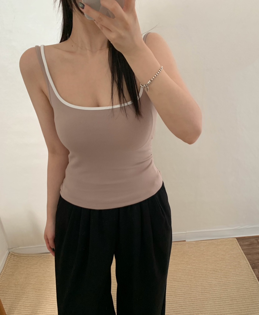 TWENTY FOUR SEVEN24-7東大門㊣代購女裝新品職業吊帶背心TEWNTY FOUR SEVEN24-7吊帶/背心