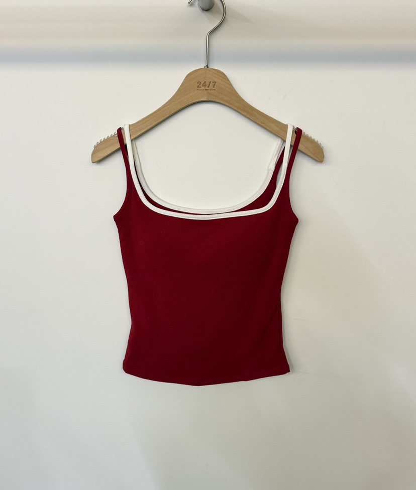 TWENTY FOUR SEVEN24-7東大門㊣代購女裝新品職業吊帶背心TEWNTY FOUR SEVEN24-7吊帶/背心圖色5