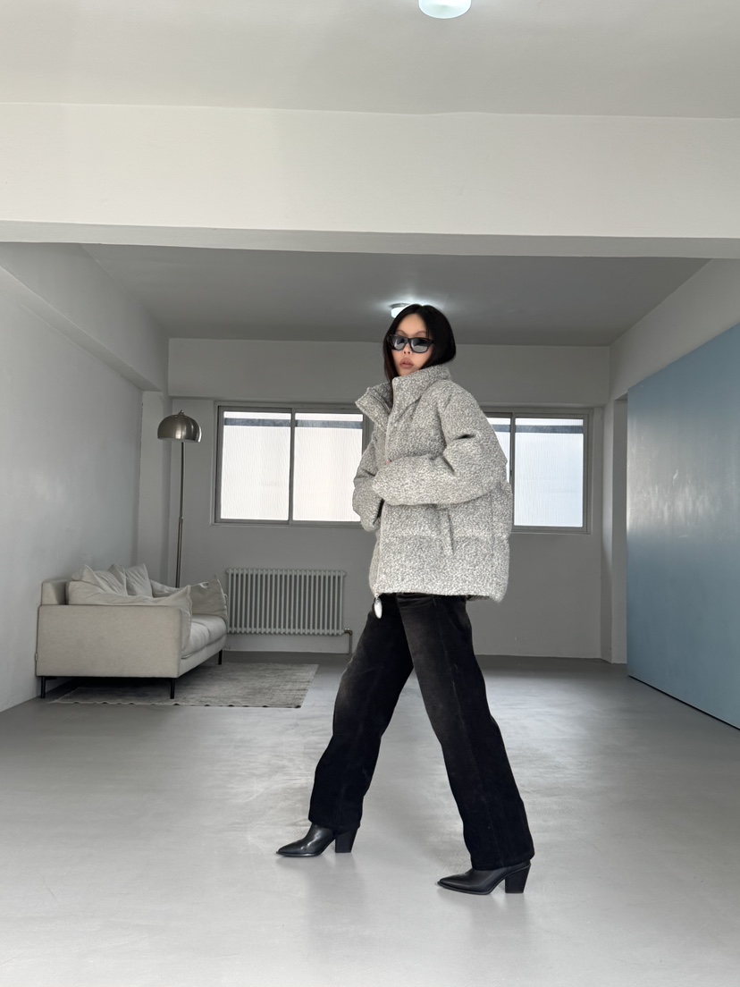 LIMLIMLIM東大門㊣直郵女裝新品25秋冬時尚熱賣短款羽絨服鴨絨LIM LIM LIM短款羽絨服圖色2